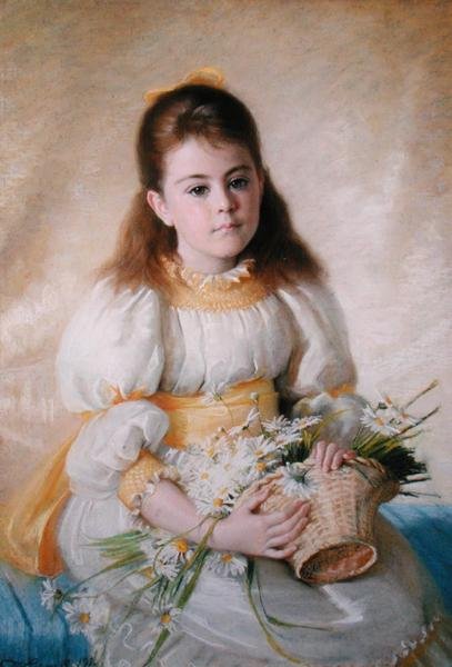 Blomkorg av Edith Augusta James