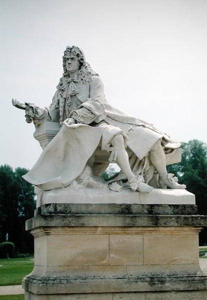 Staty av Andre Le Notre (1613-1700) (marmor) av Edme Antony Paul Noel