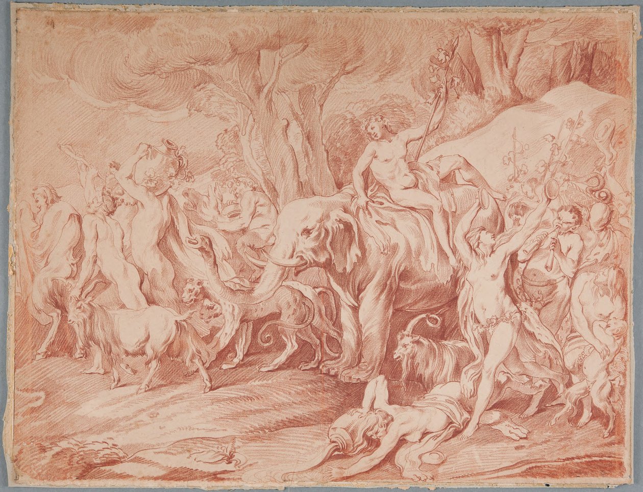 Triumphzug des Bacchus av Edmé Bouchardon