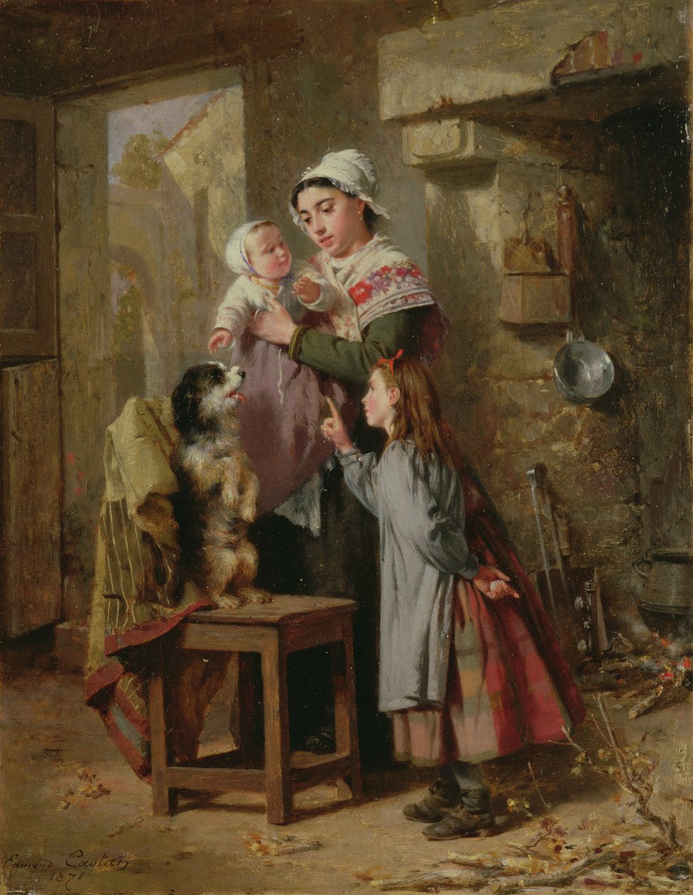 Uppmärksamhet, 1800-talet av Edmond Castan