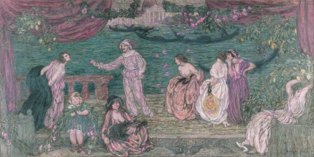 Festival i Venedig av Edmond François Aman Jean