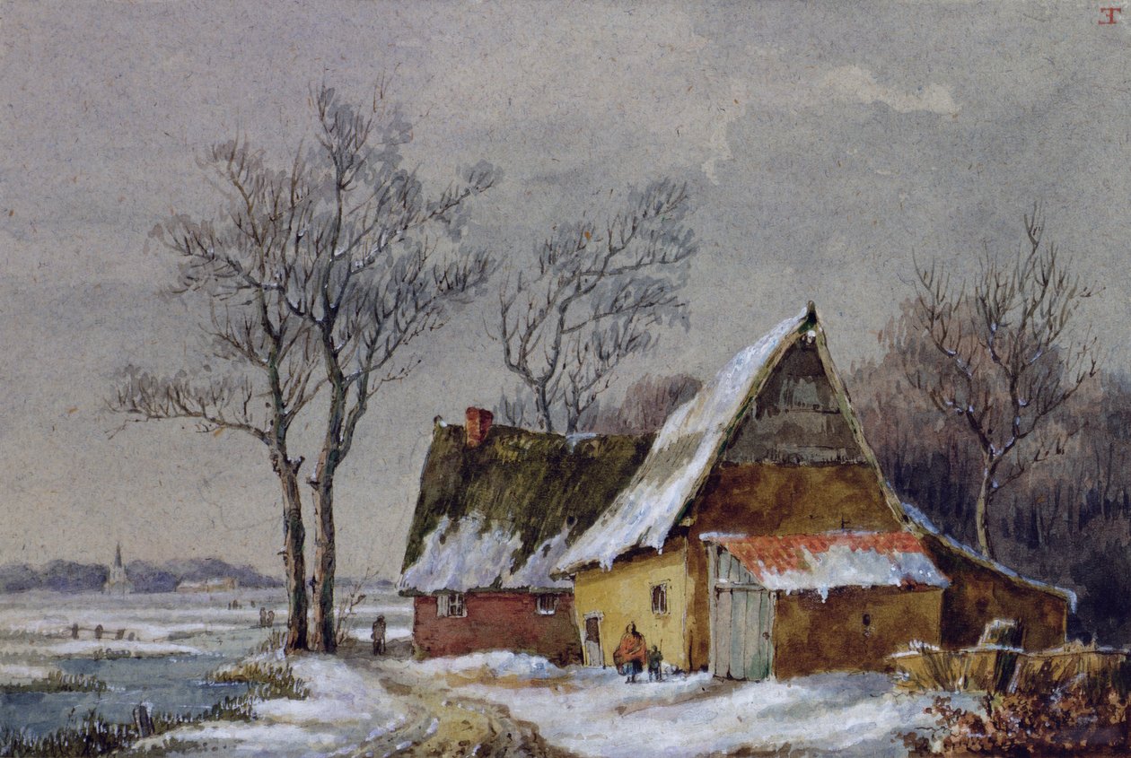 Vinterscen i de låga länderna av Edmond Jean