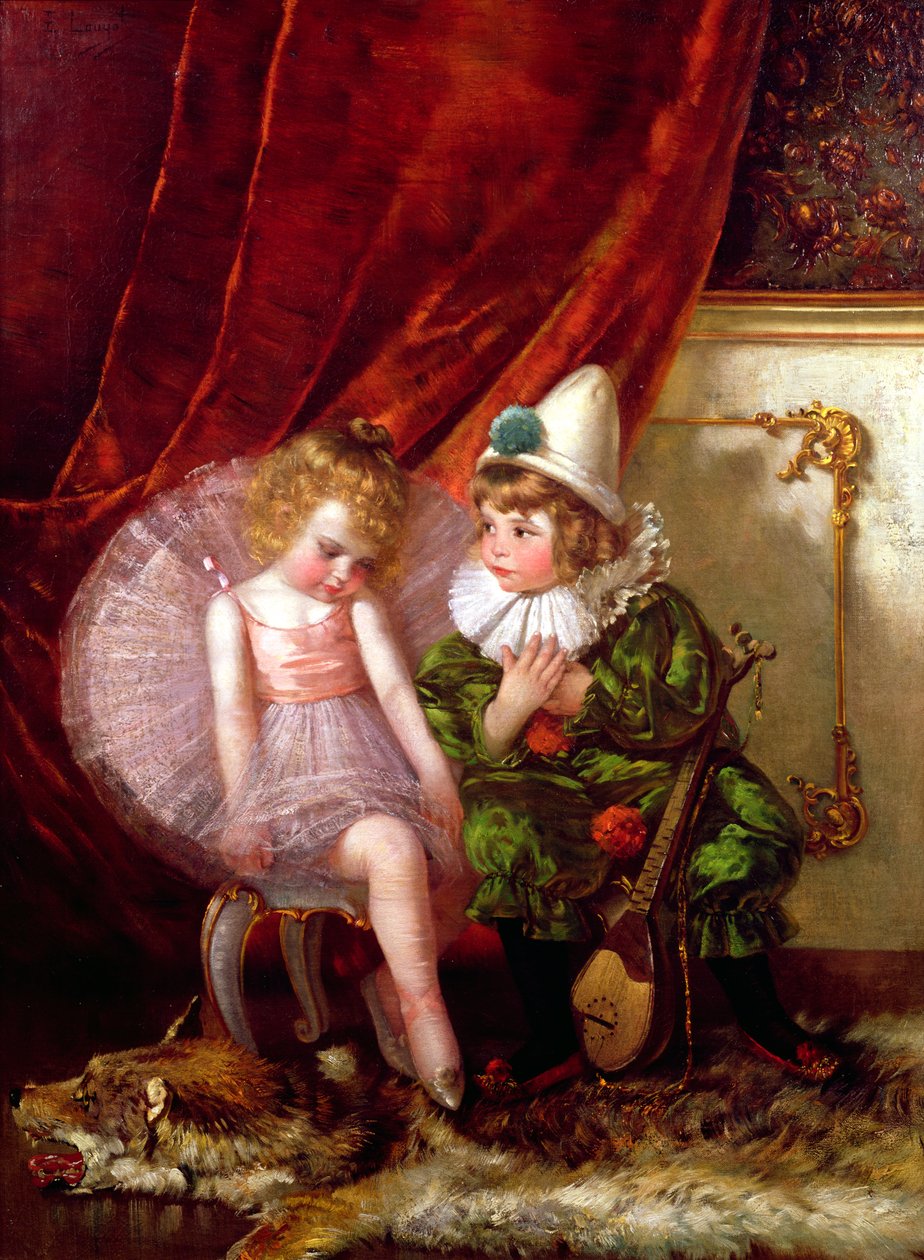 Pierrot och Pierrette av Edmond Louyot