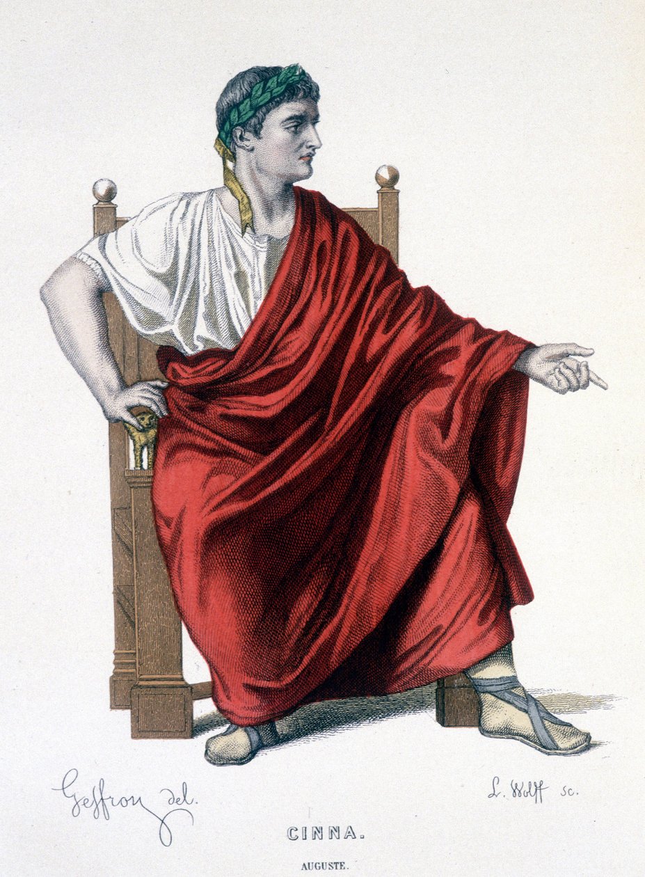 Augustus karaktär i tragedin Cinna (ou la clemence d