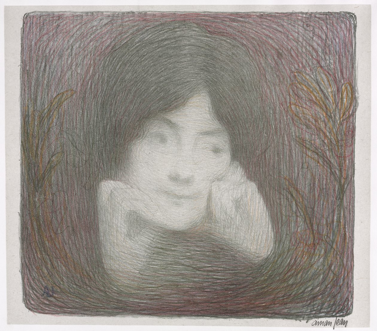 The Prints Album of the Vollard Gallery: Mlle. Mornéo från Comédie-Française av Edmond François Aman Jean
