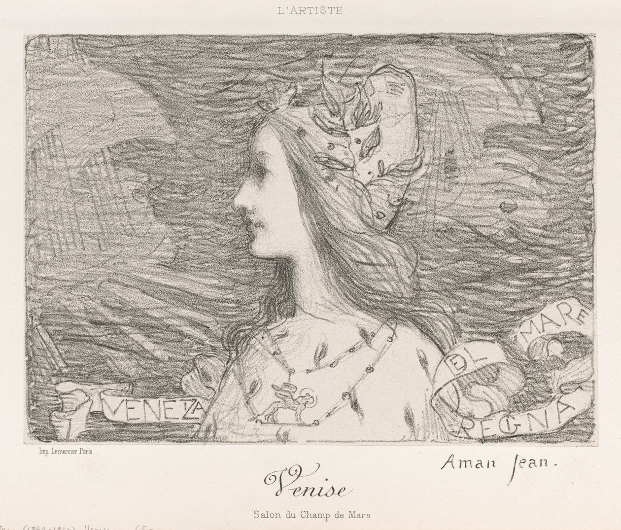 Venedig av Edmond François Aman Jean