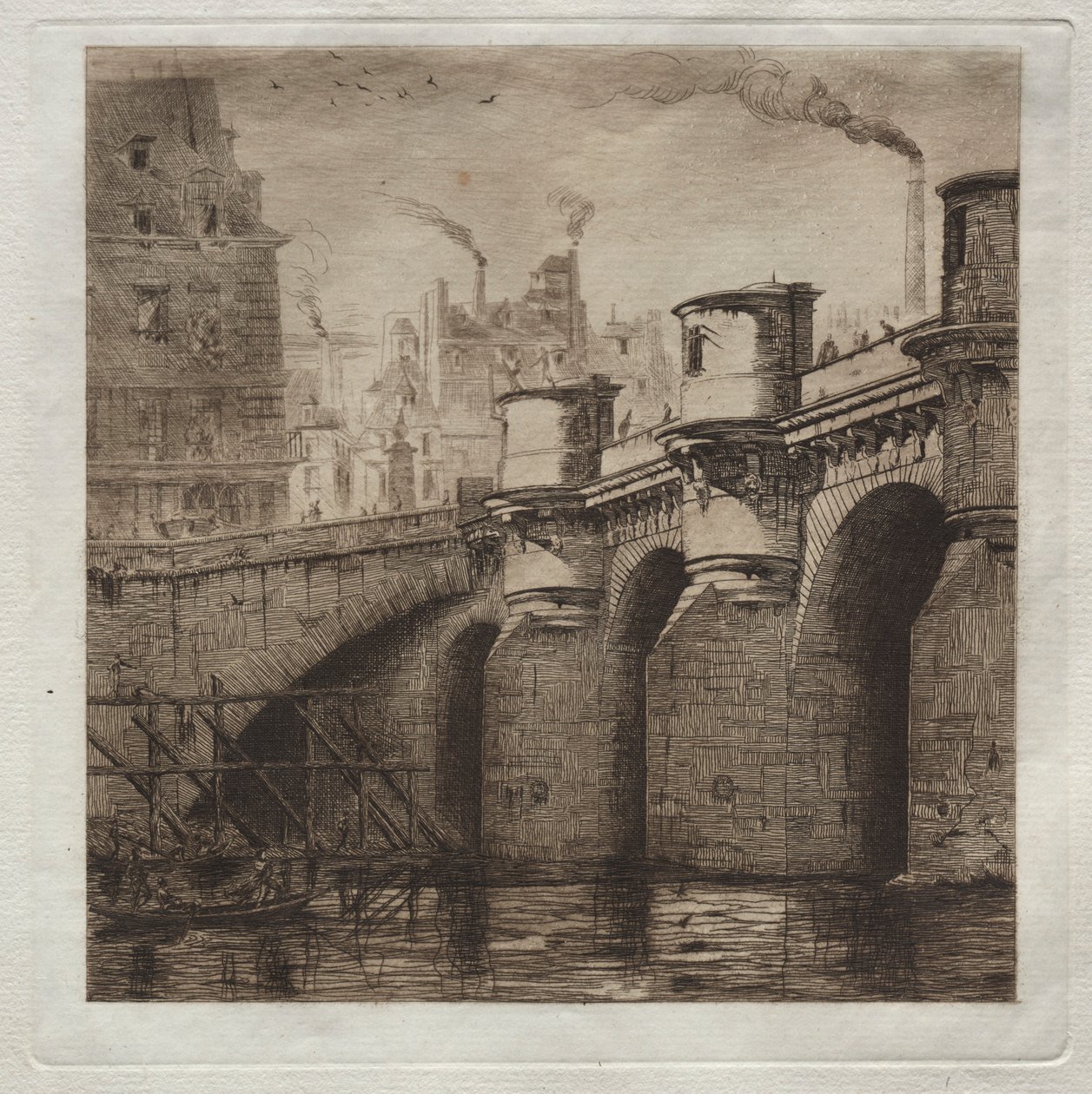 Le Pont Neuf av Edmond Gosselin