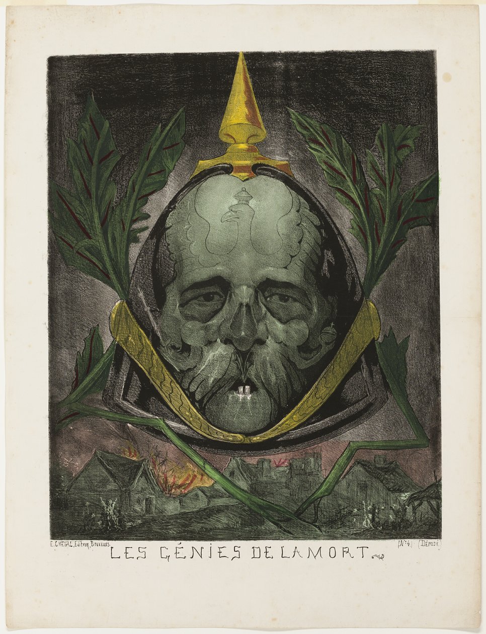 Bismarck, från The Geniuses of Death av Edmond Guilliaume
