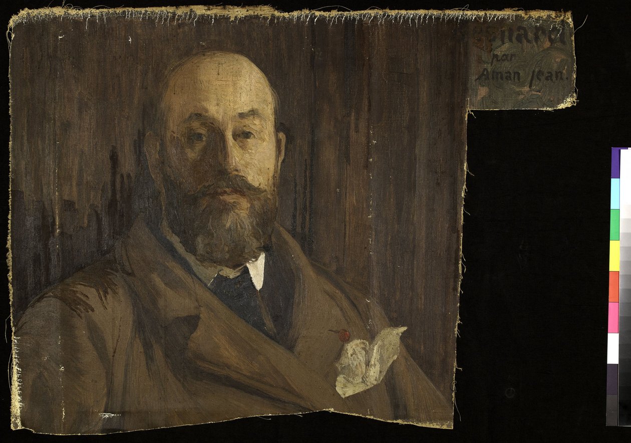 Porträtt av Paul Albert Besnard (fragment), ca 1896 (olja) av Edmond Jean