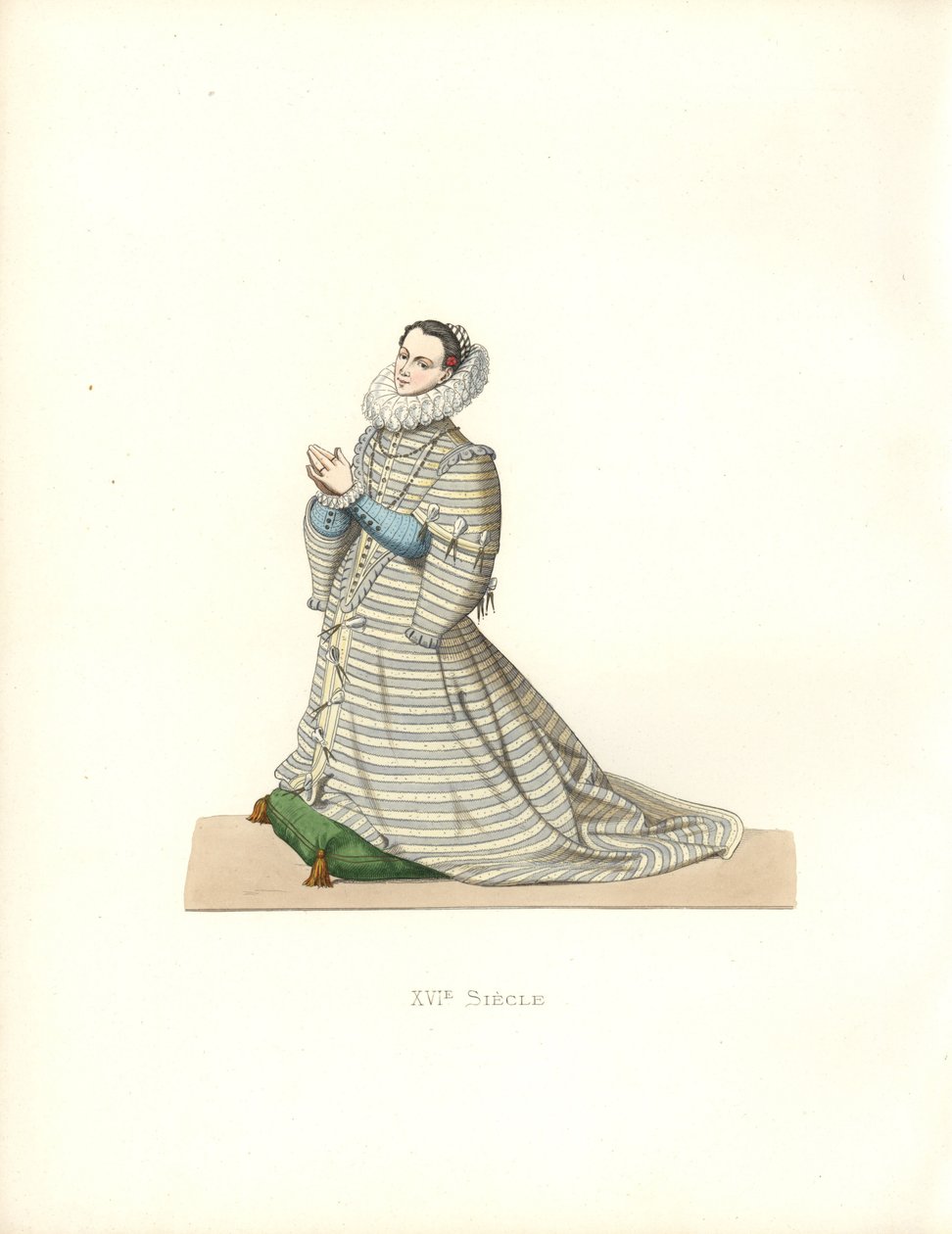 Ärkehertiginnan Isabel Clara Eugenia (1566-1633) av Edmond Lechevallier Chevignard