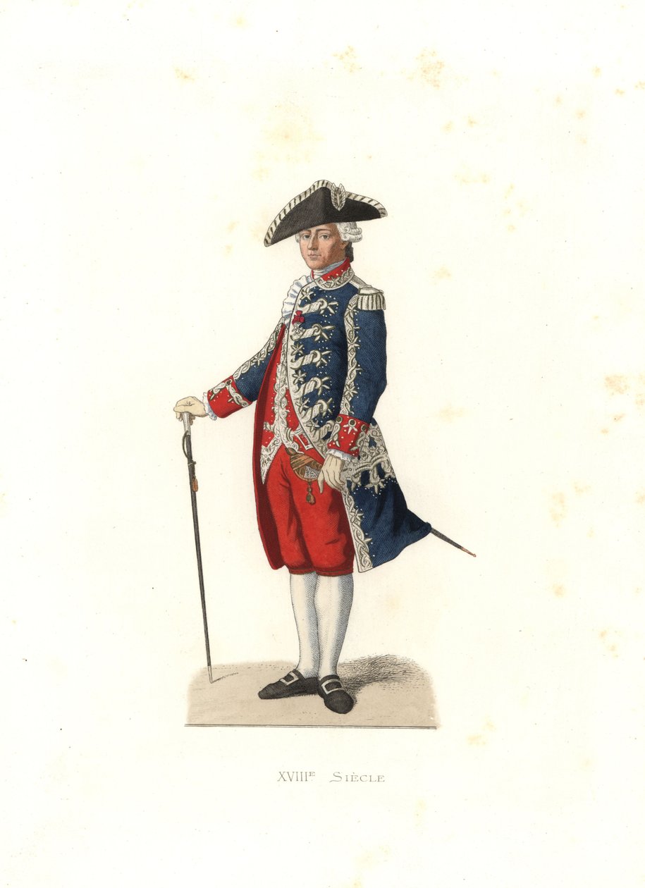 Greve av Vergennes, kapten för Gardes de la Porte du Roi, Frankrike av Edmond Lechevallier Chevignard