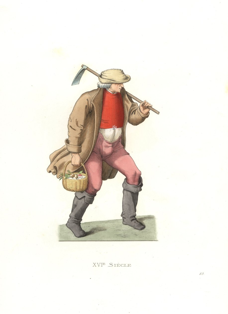 fransk arbetare av Edmond Lechevallier Chevignard