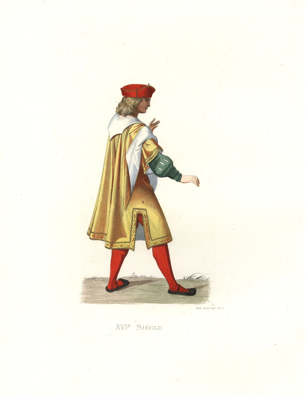 Fransk köpman av Edmond Lechevallier Chevignard