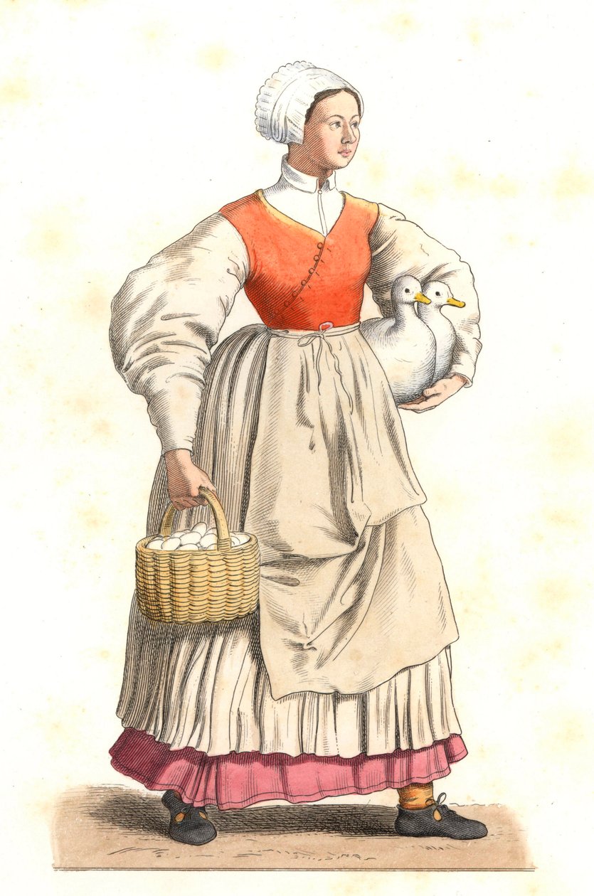 fransk bonde av Edmond Lechevallier Chevignard
