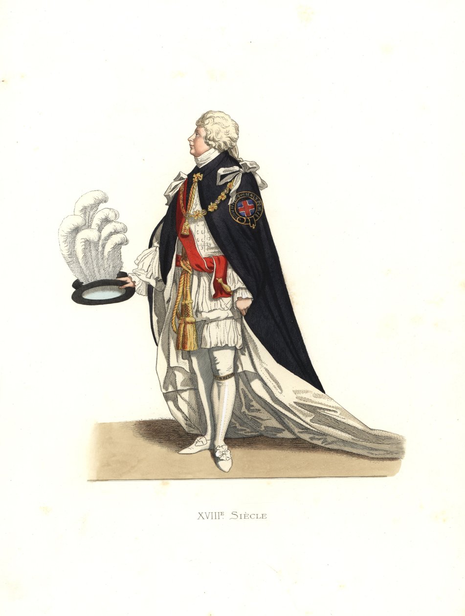 George Frederic Auguste, prins av Wales, England av Edmond Lechevallier Chevignard