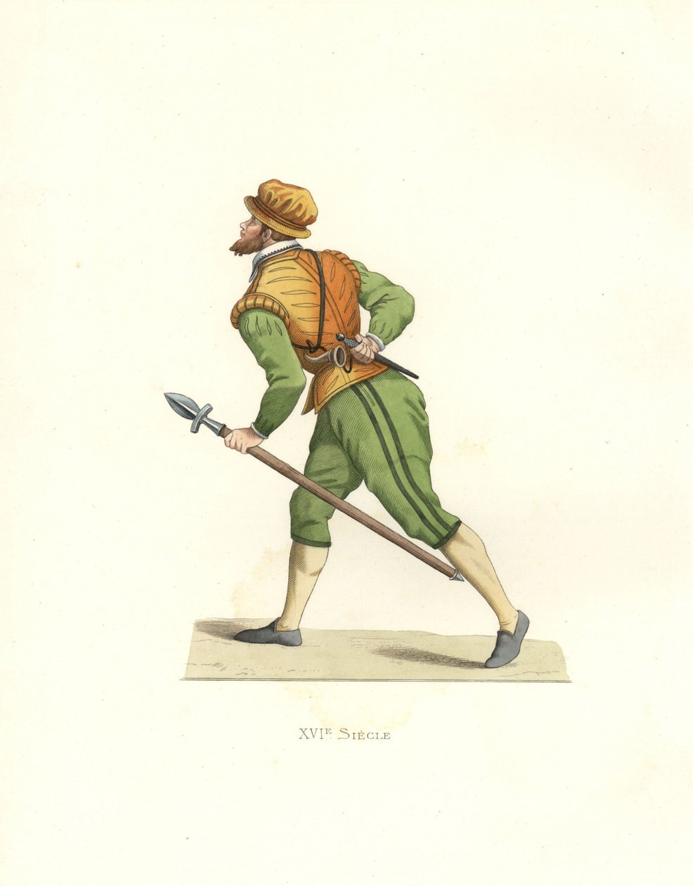 Jägare på tiden för Karl IX av Frankrike av Edmond Lechevallier Chevignard