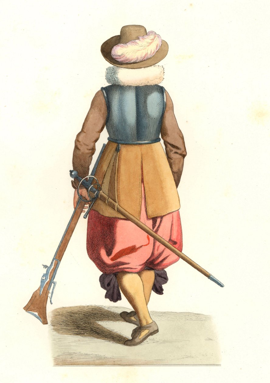Musketör av Franska Flandern av Edmond Lechevallier Chevignard