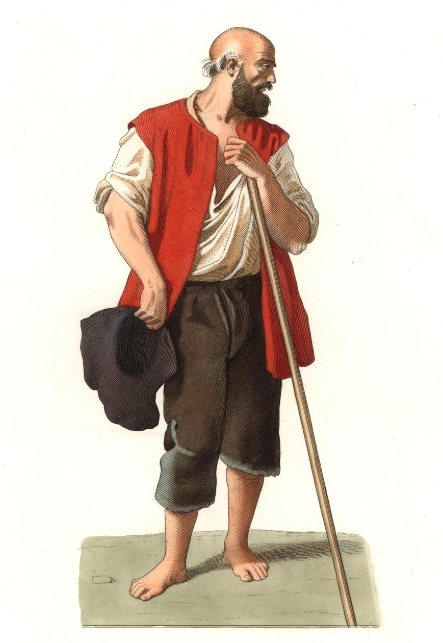 Bonde av Lombardiet (Italien) av Edmond Lechevallier Chevignard