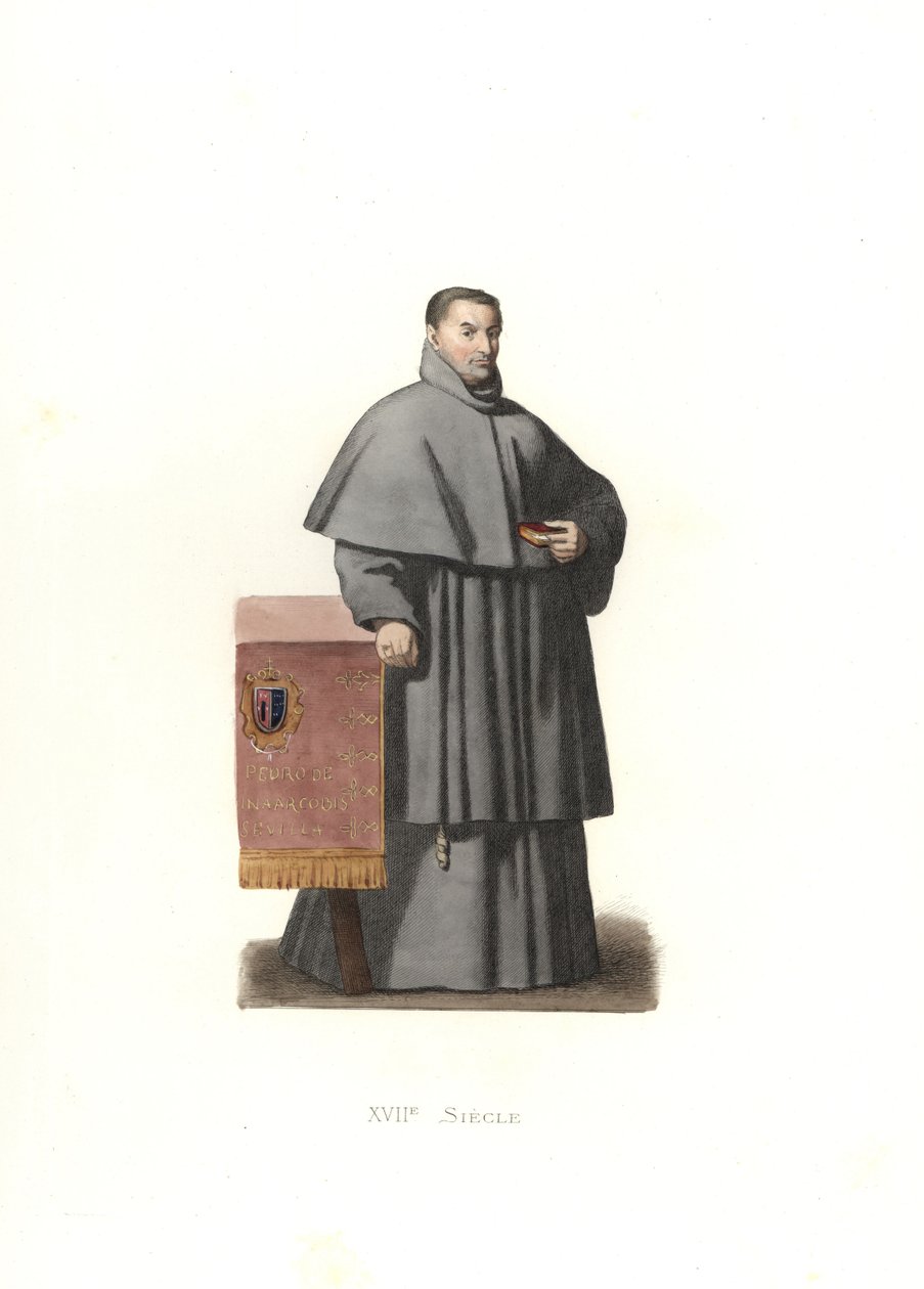 Peter av Urbina, ärkebiskop av Sevilla, Spanien av Edmond Lechevallier Chevignard