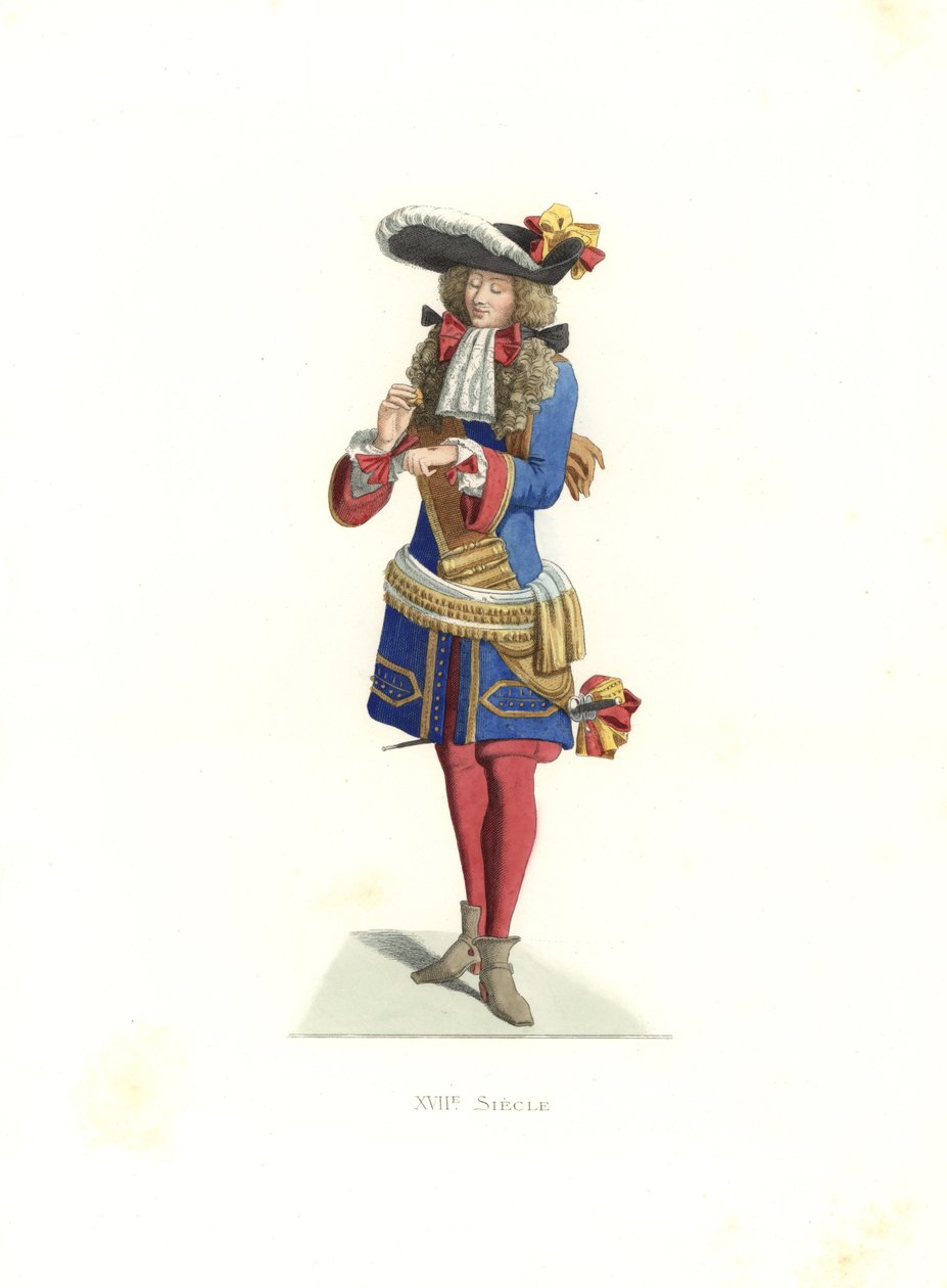 Kunglig officer, Frankrike av Edmond Lechevallier Chevignard