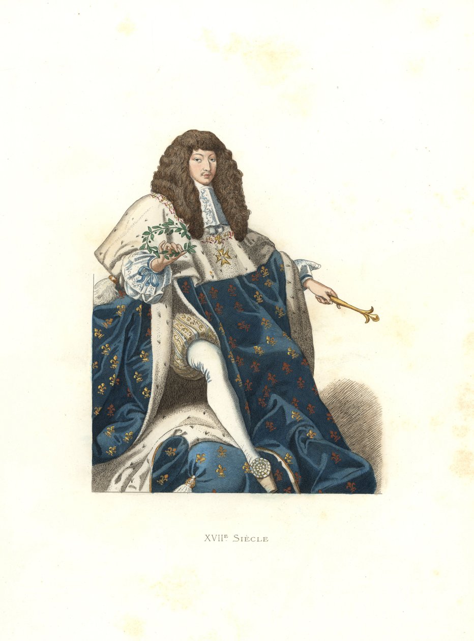 Unge Ludvig XIV, kung av Frankrike av Edmond Lechevallier Chevignard