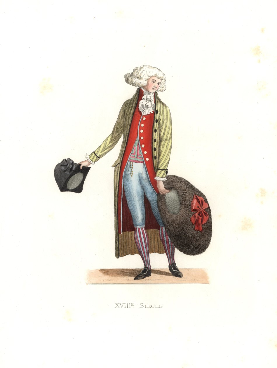 Ung fashionabel man av Edmond Lechevallier Chevignard