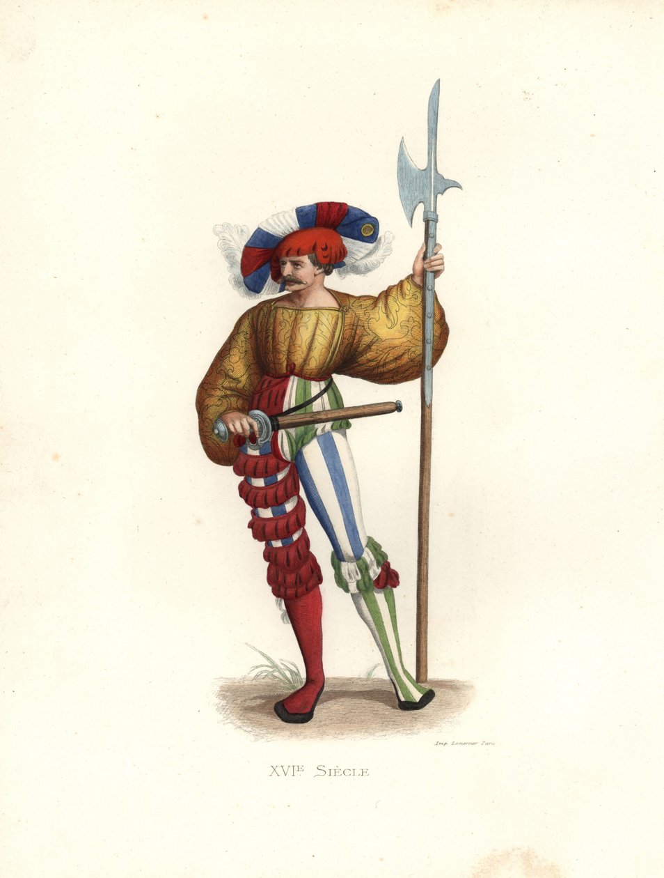 Halberdier av Edmond Lechevallier Chevignard