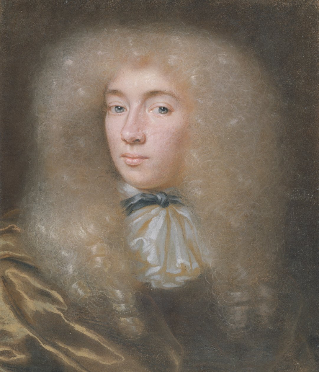 Picha ya Mtukufu (pastel na penseli kwenye karatasi) (tazama 146369 kwa jozi)swed av Edmund Ashfield