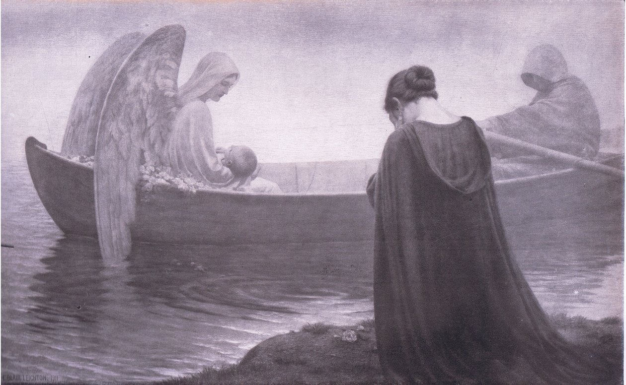 Till det okända landet, Bibbys Annual, 1916-1917 av Edmund Blair after Leighton