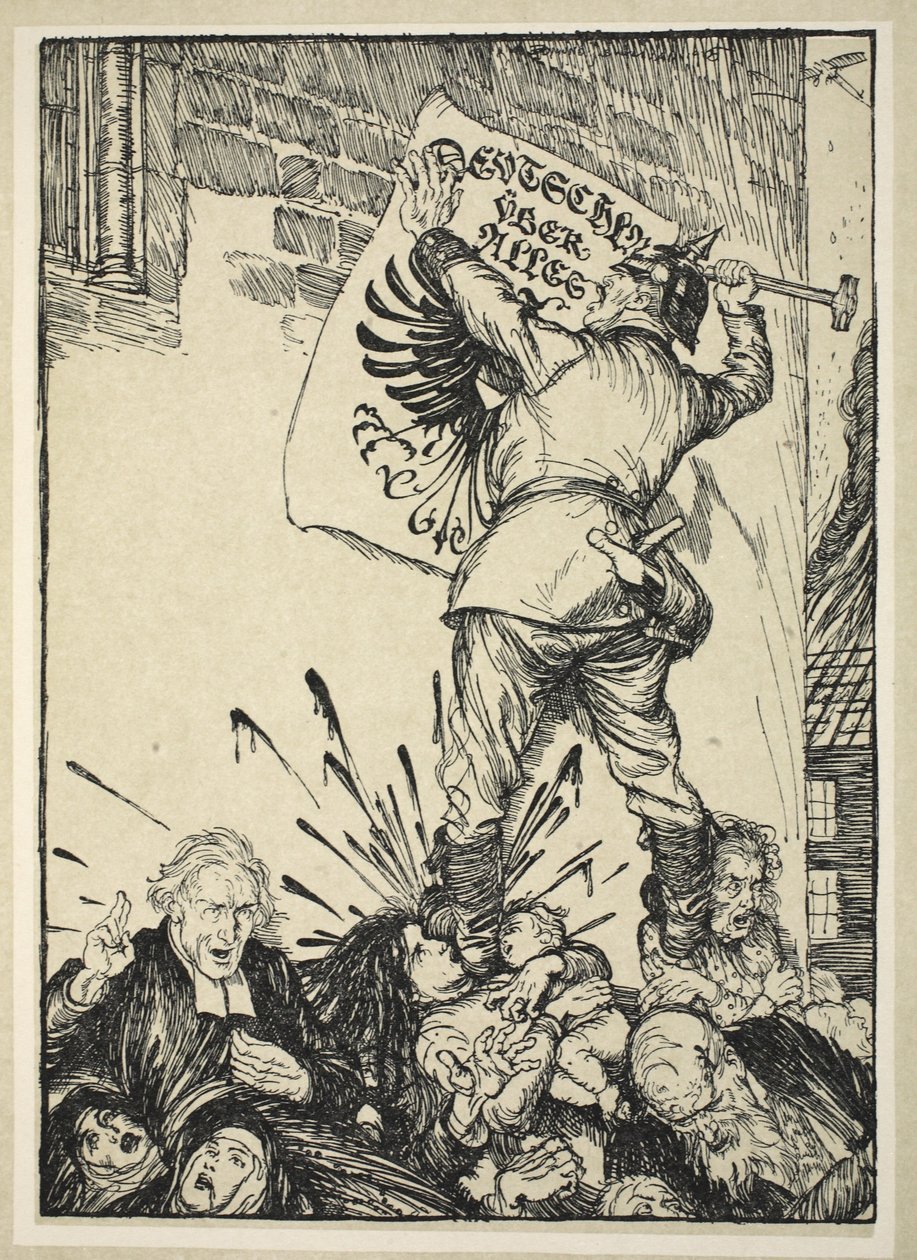 Deutschland Uber Alles, illustration från The Kaiser