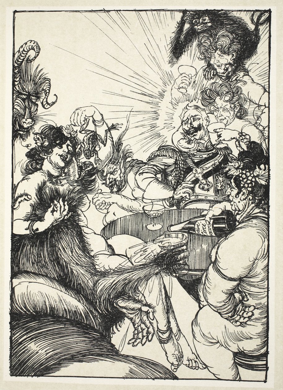 Kultur - paddätare till Kaiser Comus, illustration från The Kaiser