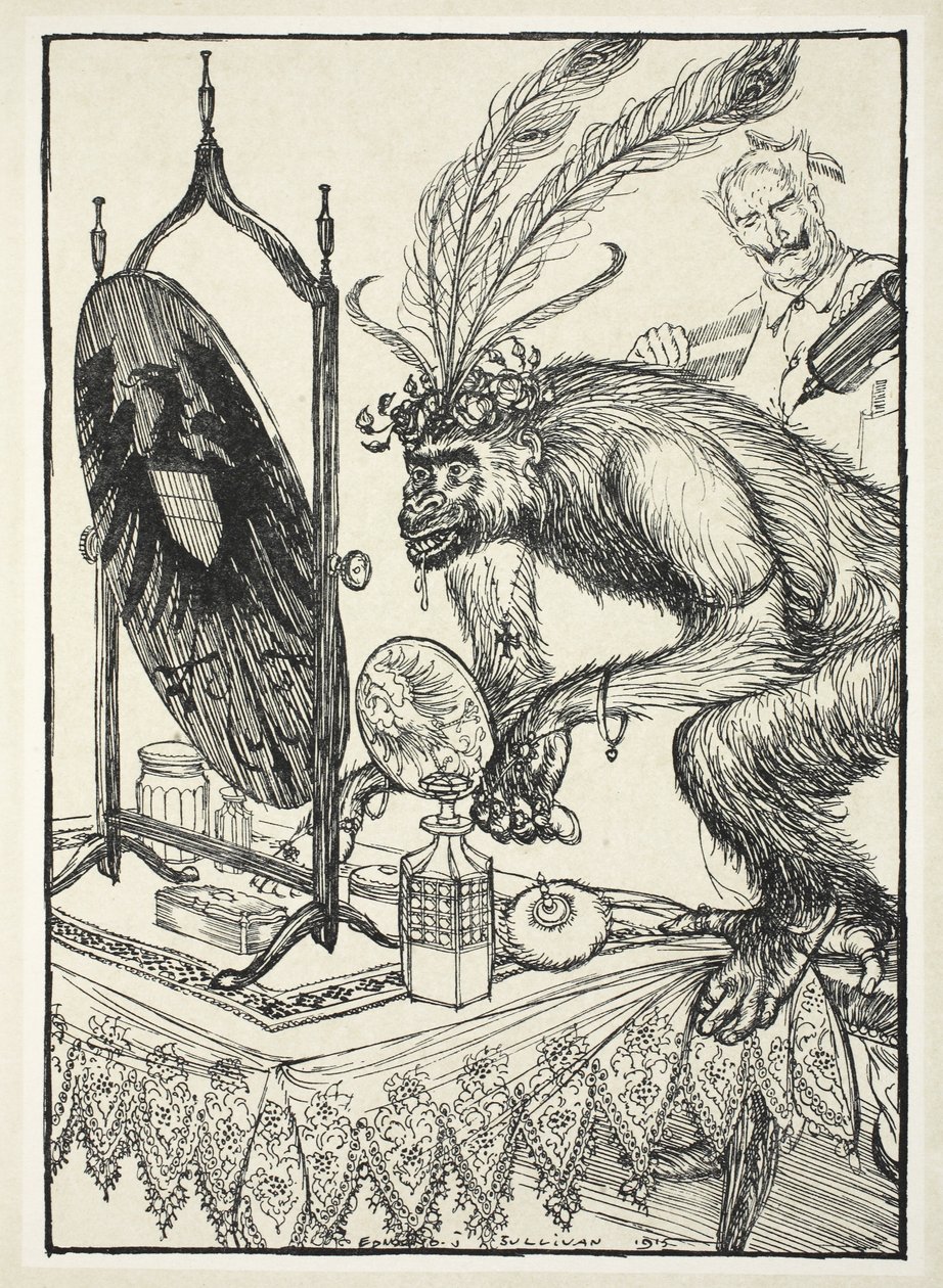 Prydnaden av "Kultur", illustration från Kaiser