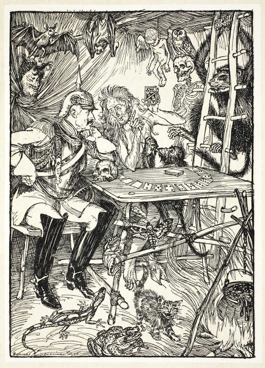 The King of Clubs (Kaisers förmögenhet), illustration från The Kaiser