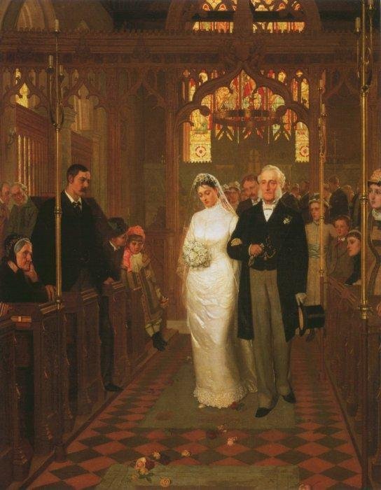Till Death Do Us Part av Edmund Leighton