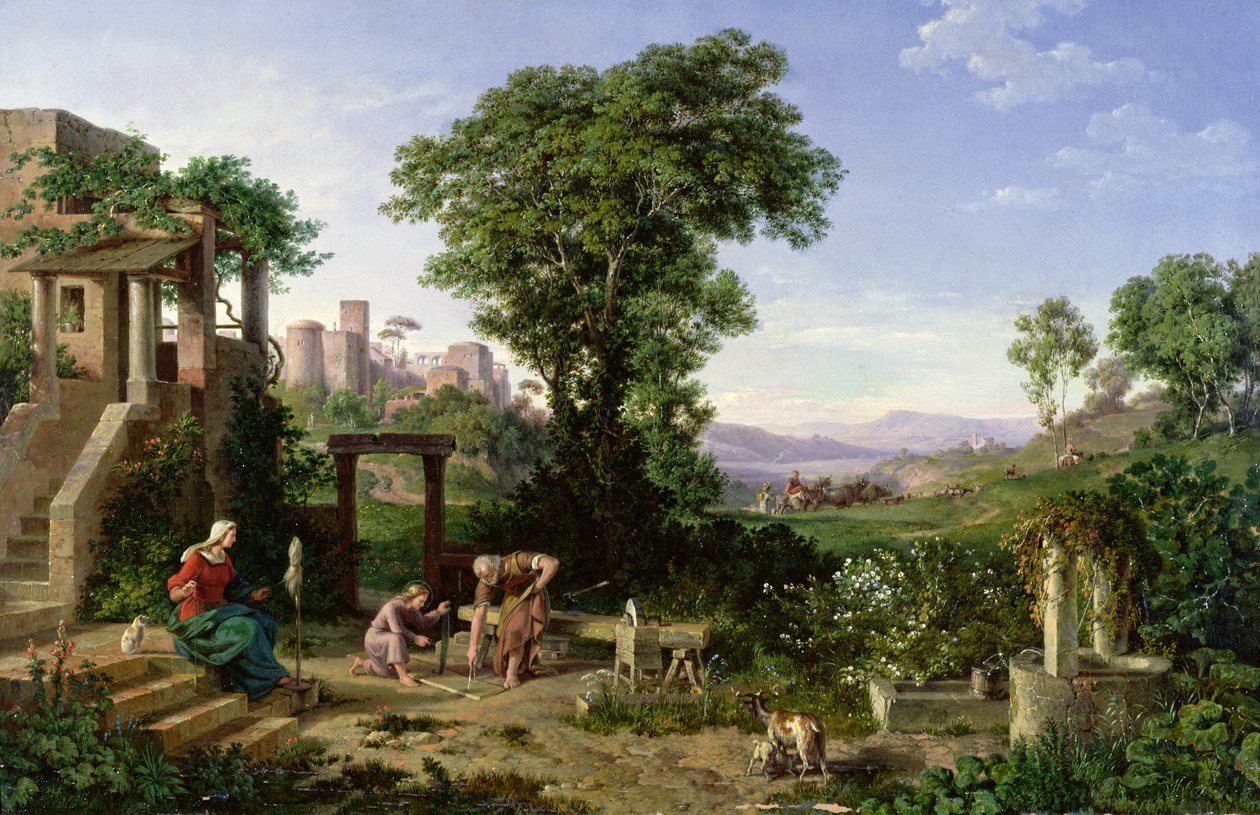 Kristus snickaren, 1860 av Edmund Worndle von Adelsfried