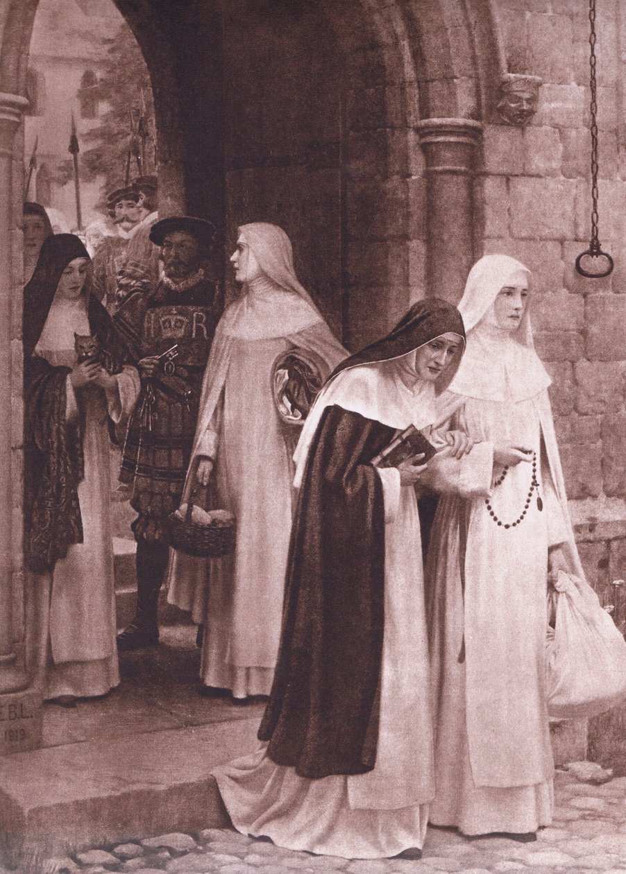 Vräkt, från MacMillan skolaffischer, ca 1950-60-talet (litho) av Edmund Blair Leighton