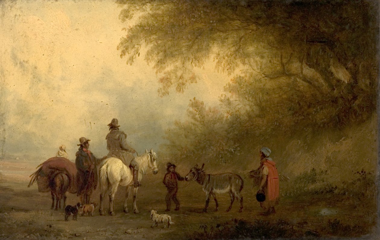Zigenare slår läger av Edmund Bristow