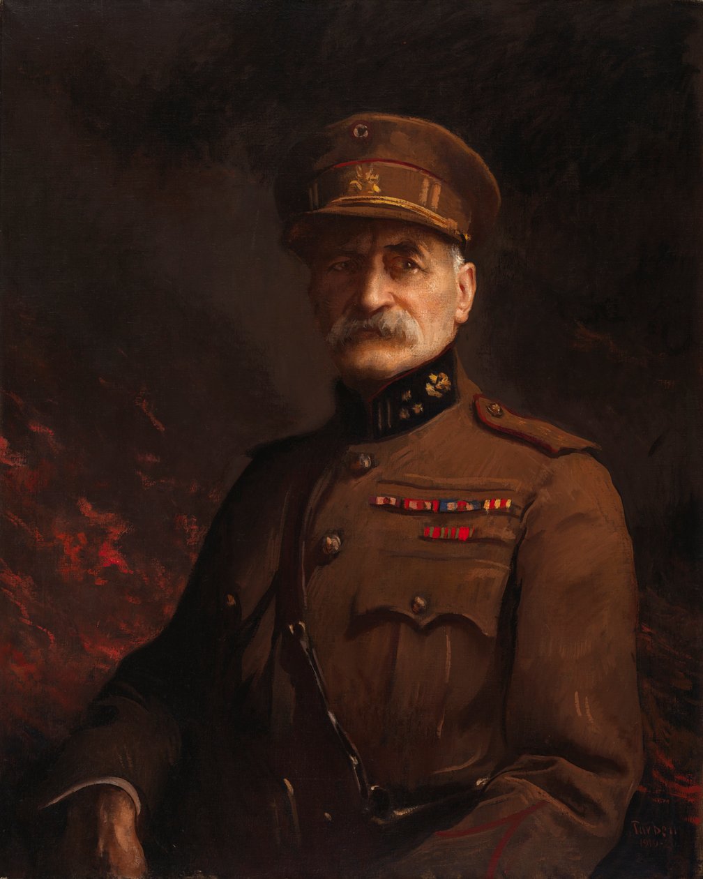 General Georges Leman, befälhavare för den befästa staden Liège, 1919-1920. av Edmund Charles Tarbell