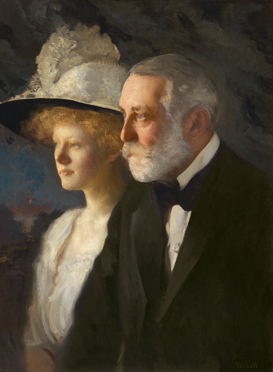 Henry Clay och Helen Frick, ca. 1910. av Edmund Charles Tarbell