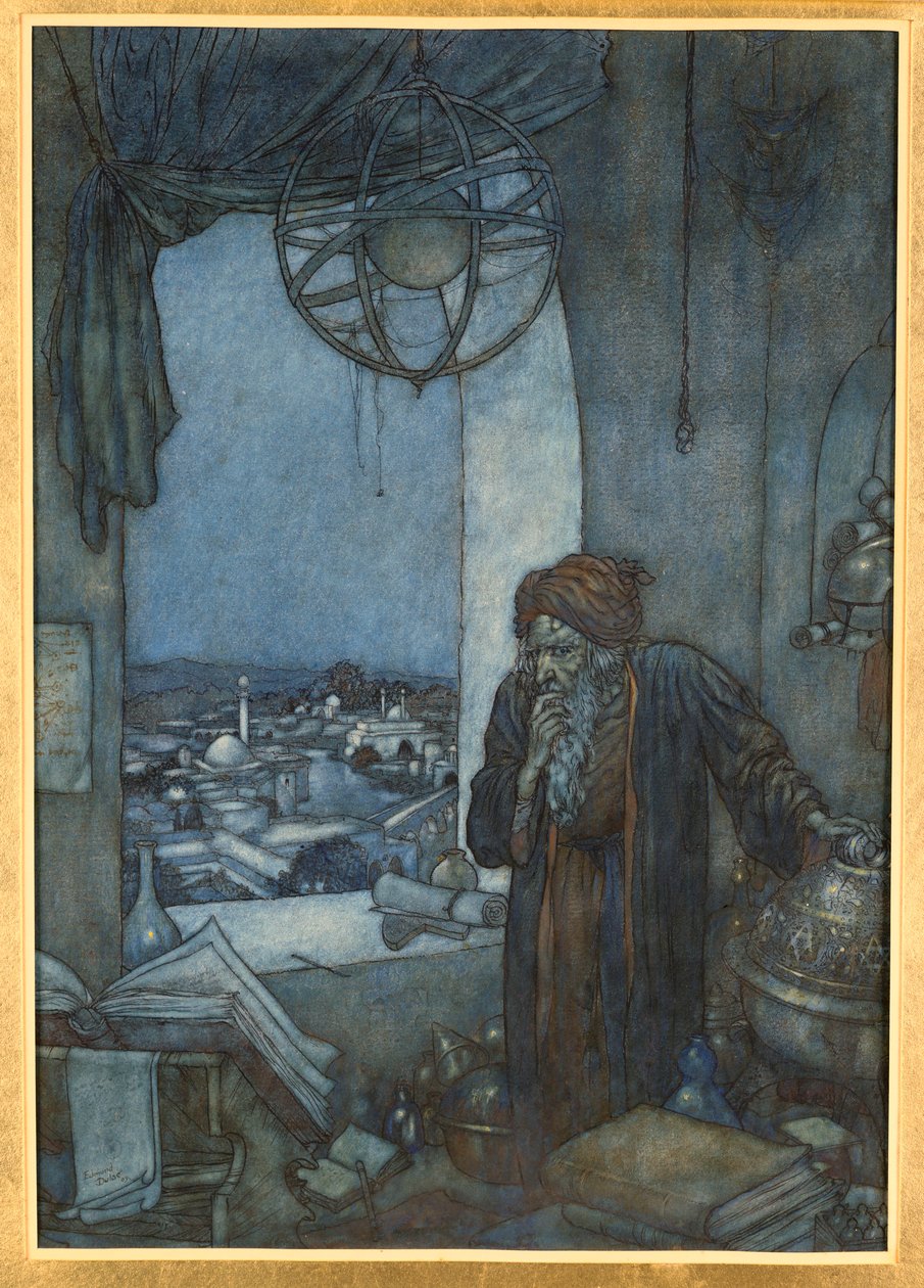 En muezzin från mörkrets torn av Edmund Dulac