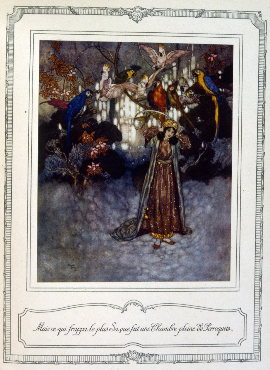 Skönheten och odjuret av Edmund Dulac