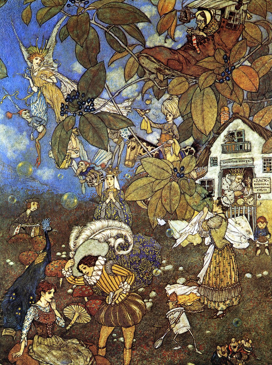 Kända karaktärer från sagor av Edmund Dulac