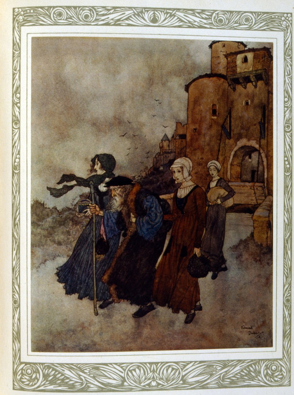 Fransk utgåva av Sagor av Hans Christian Andersen (tryck) av Edmund Dulac