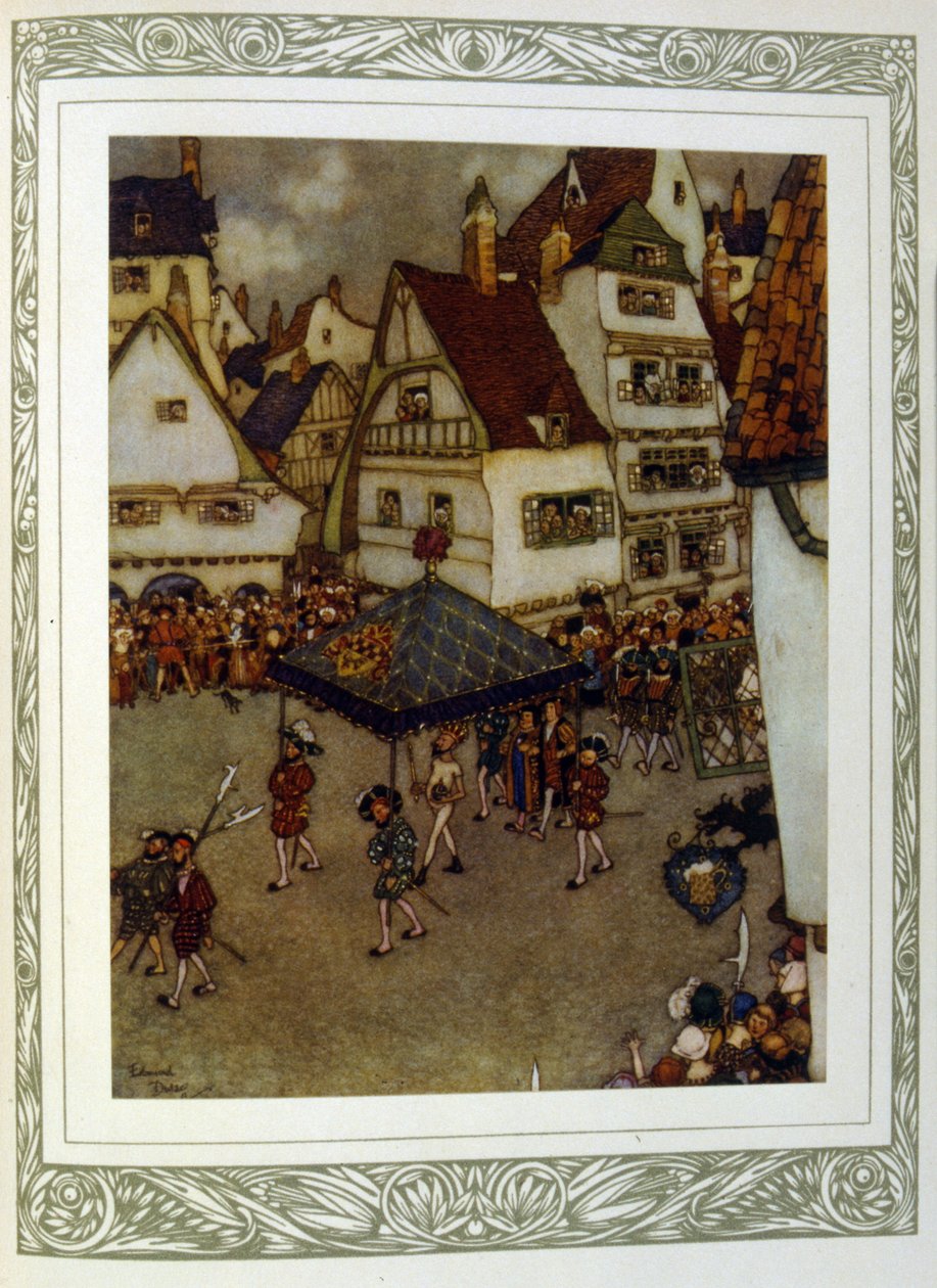 Illustrerad fransk utgåva av Berättelser av Hans Christian Anderson av Edmund Dulac