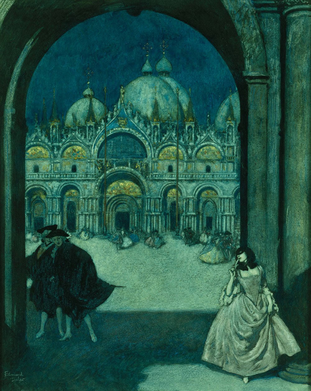 På Piazza San Marco av Edmund Dulac