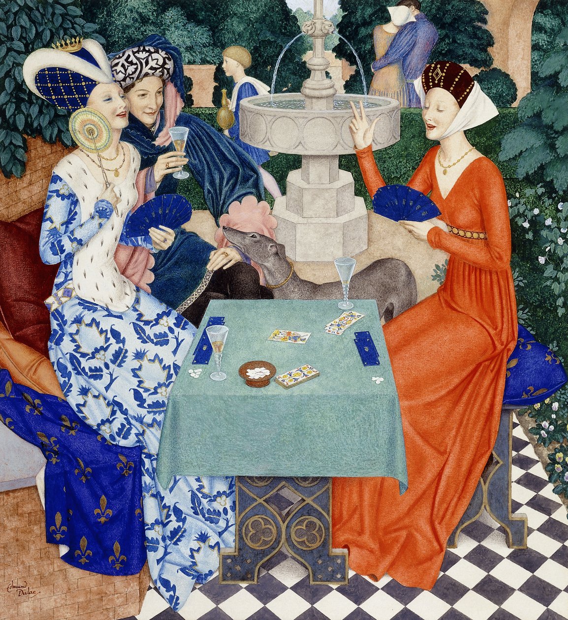 Drottning Isabella av Bayern av Edmund Dulac