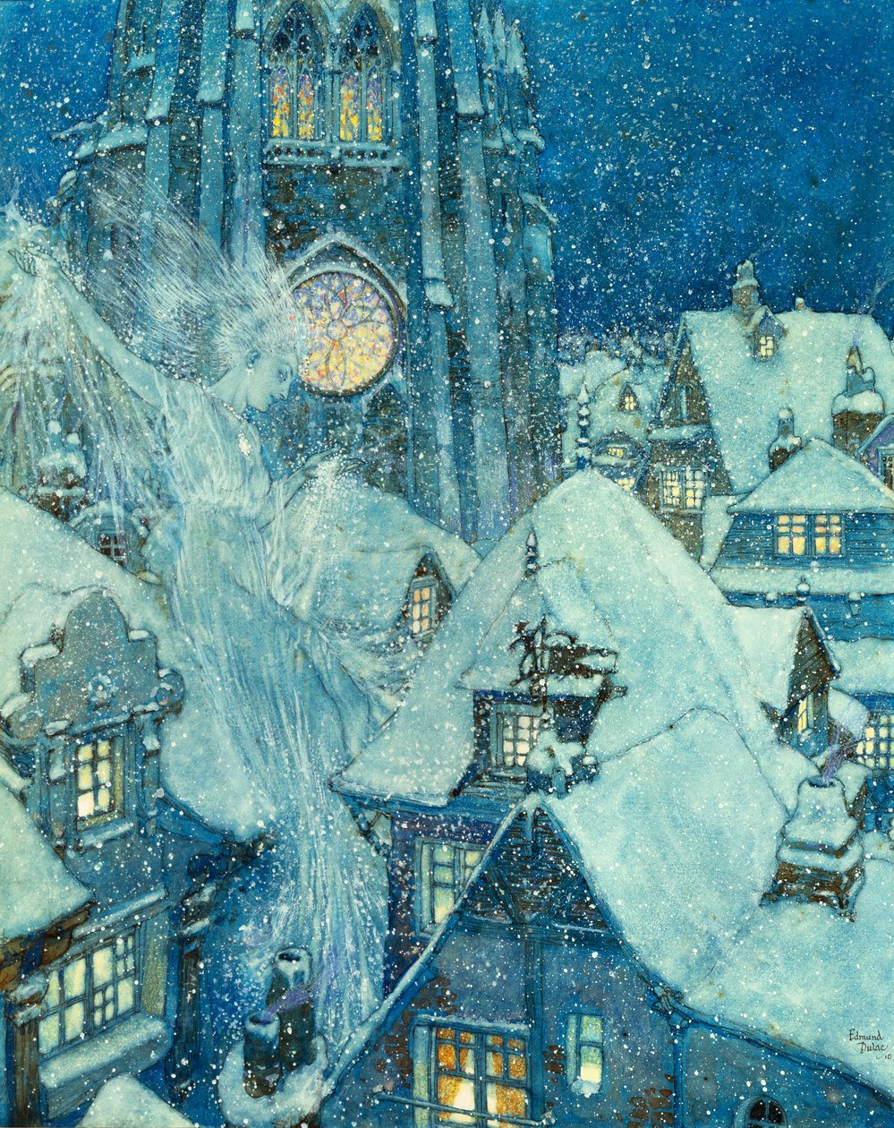 Snödrottningen av Edmund Dulac