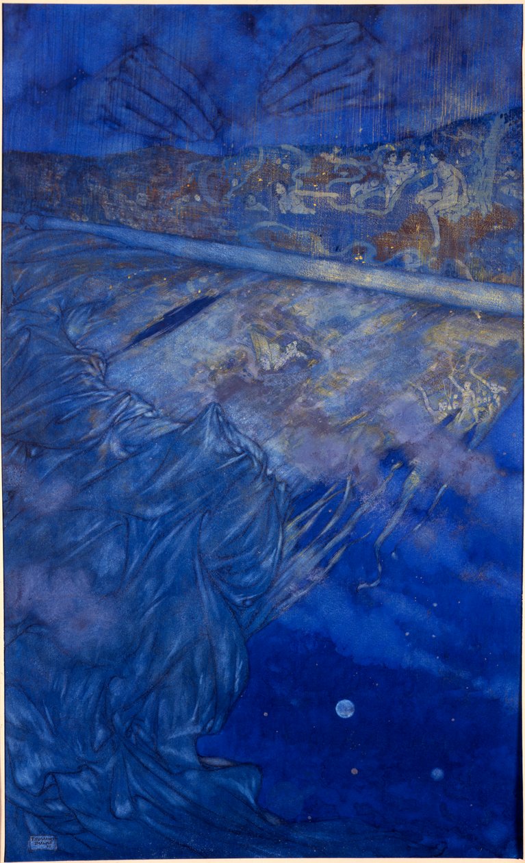 "Vi är sådant som drömmar är gjorda av", ur "Stormen av Edmund Dulac