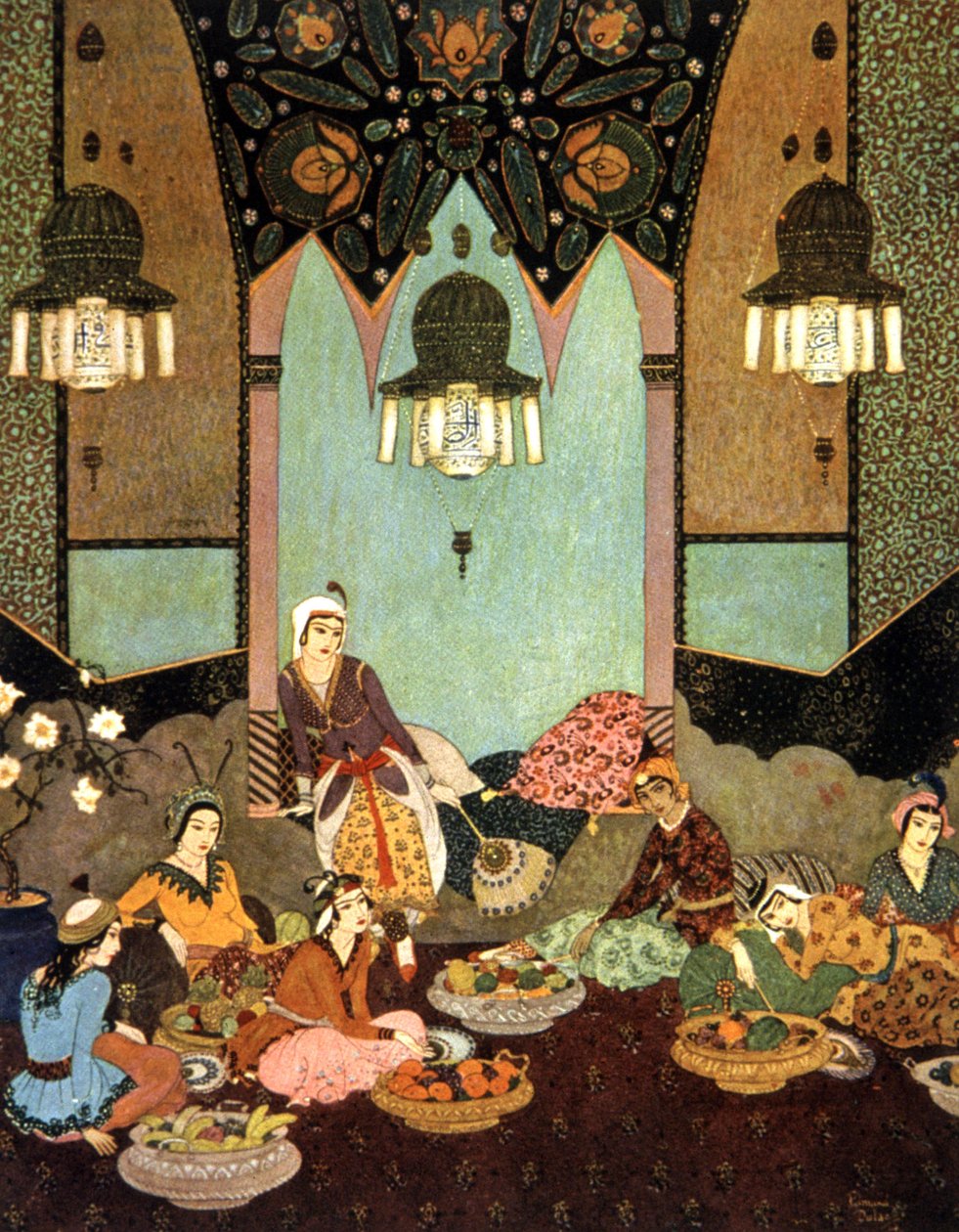 Fruktens rum, Sinbad sjömannen av Edmund Dulac