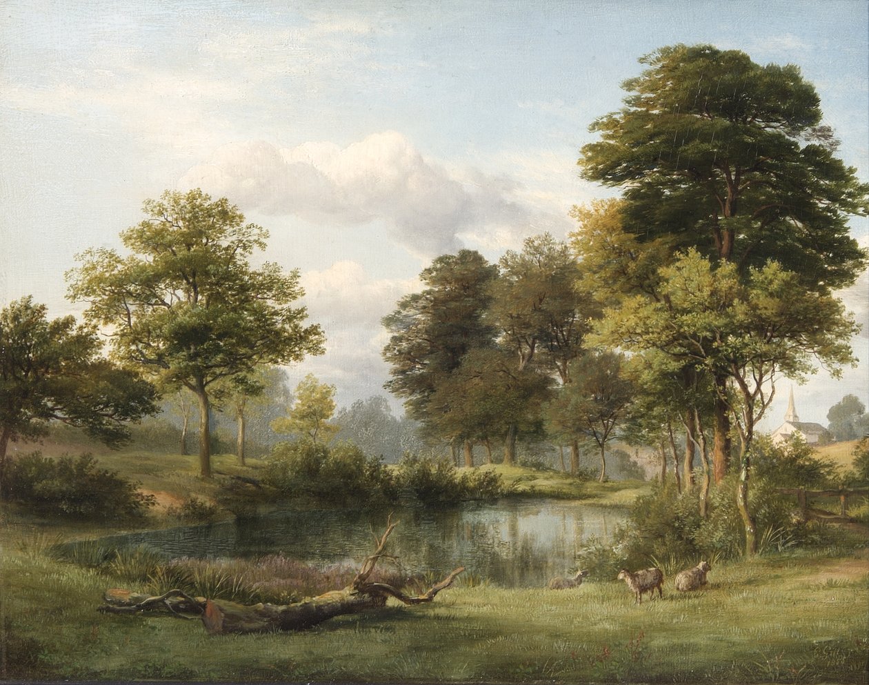 En scen vid Muswell Hill av Edmund Gill